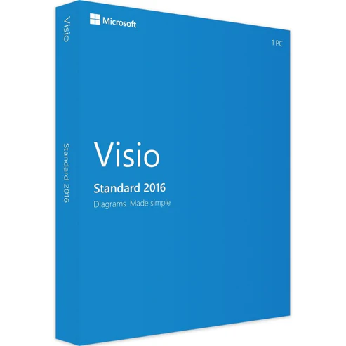 فيزيو 2016 ستاندارد - ترخيص مدى الحياة || Visio 2016 Standard - Lifetime License